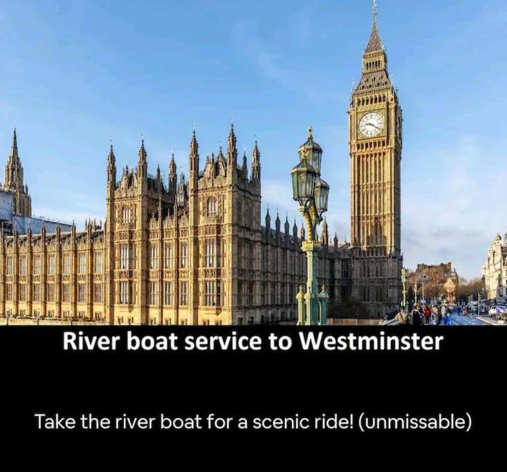 Snuggle Inn - Riverside Apartments - Views Over Looking London River Thames, Close To O2 Arena, London Excel, London City Airport, Thames Clipper- River Boat Service, Woolwich Ferry, Onsite Parking, Twin Room Option Available Zewnętrze zdjęcie